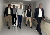 بازدید مدیر منابع فیزیکی و نظارت بر طرح های عمرانی دانشگاه از بیمارستان بوستان